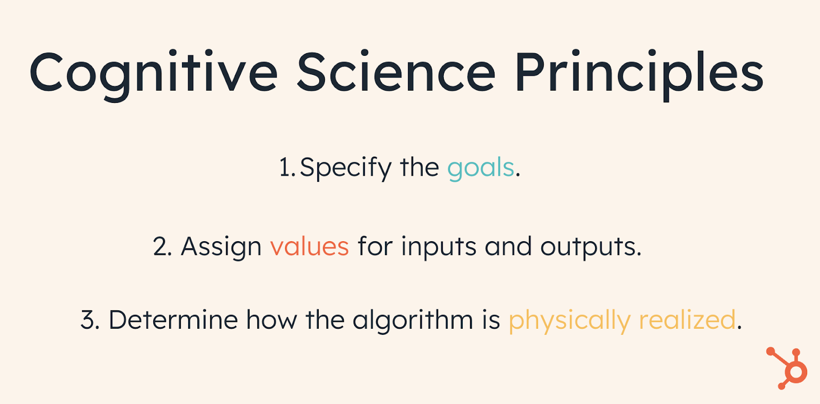 cognitive science principles